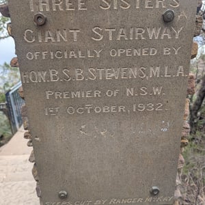 Three sisters stairway by Greg