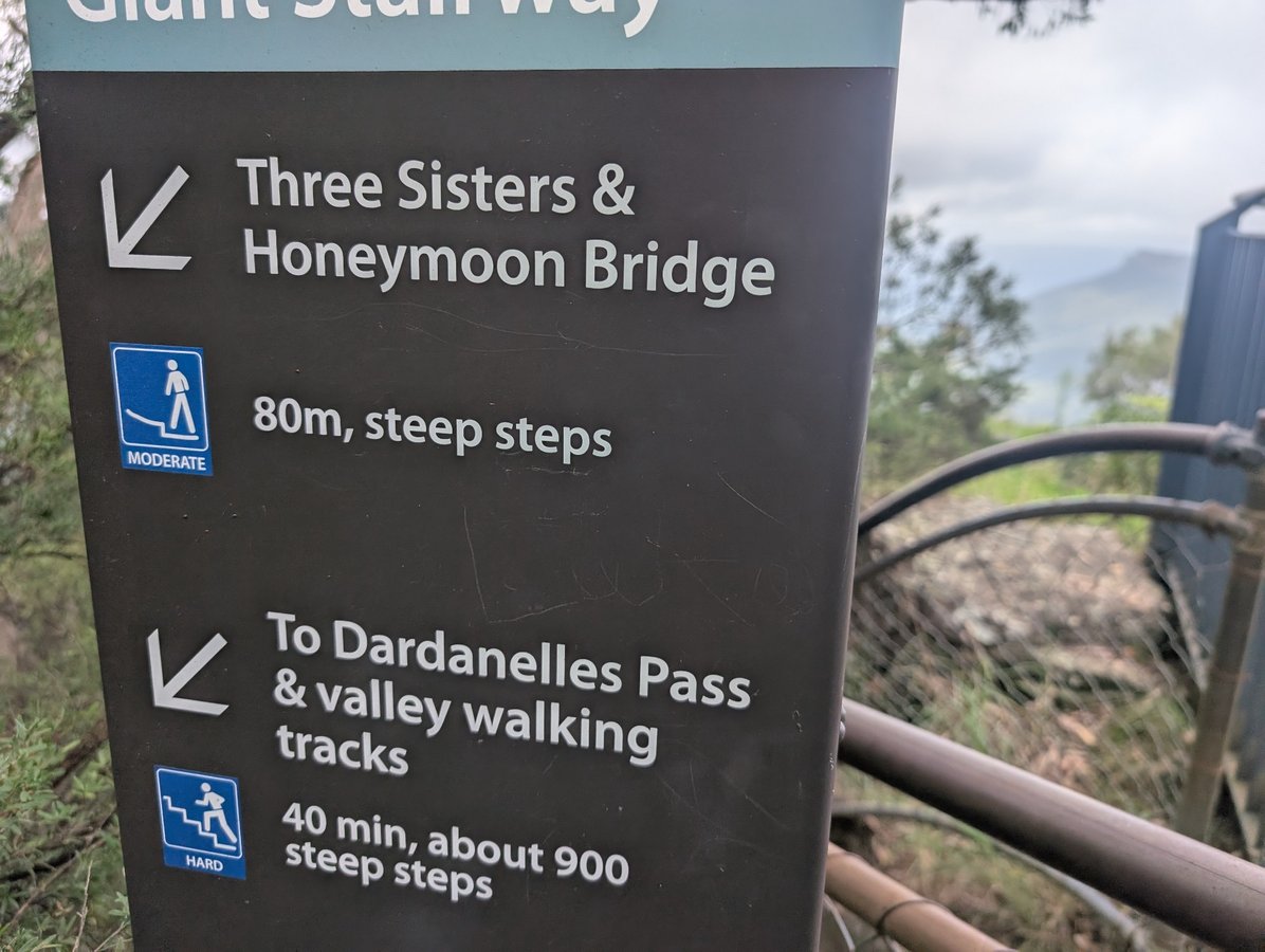 Three sisters stairway, Australia