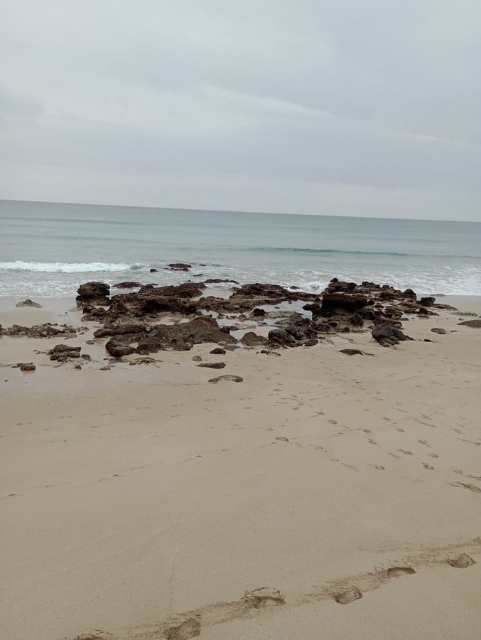Heart Rock beach, Japan