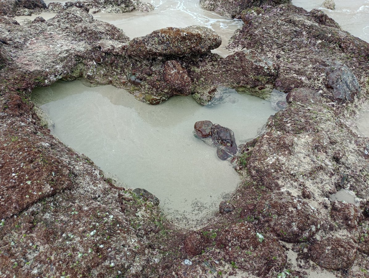 Heart Rock beach, Japan