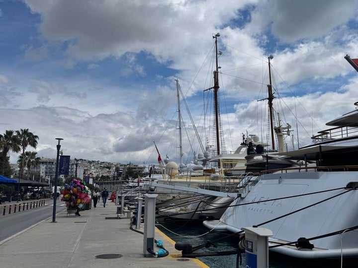 Marina of Piraeus, Griekenland