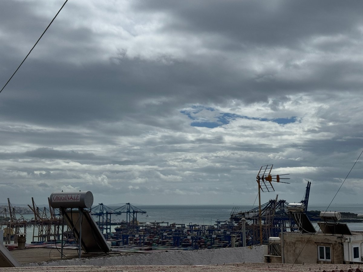 Views across Piraeus, Greece