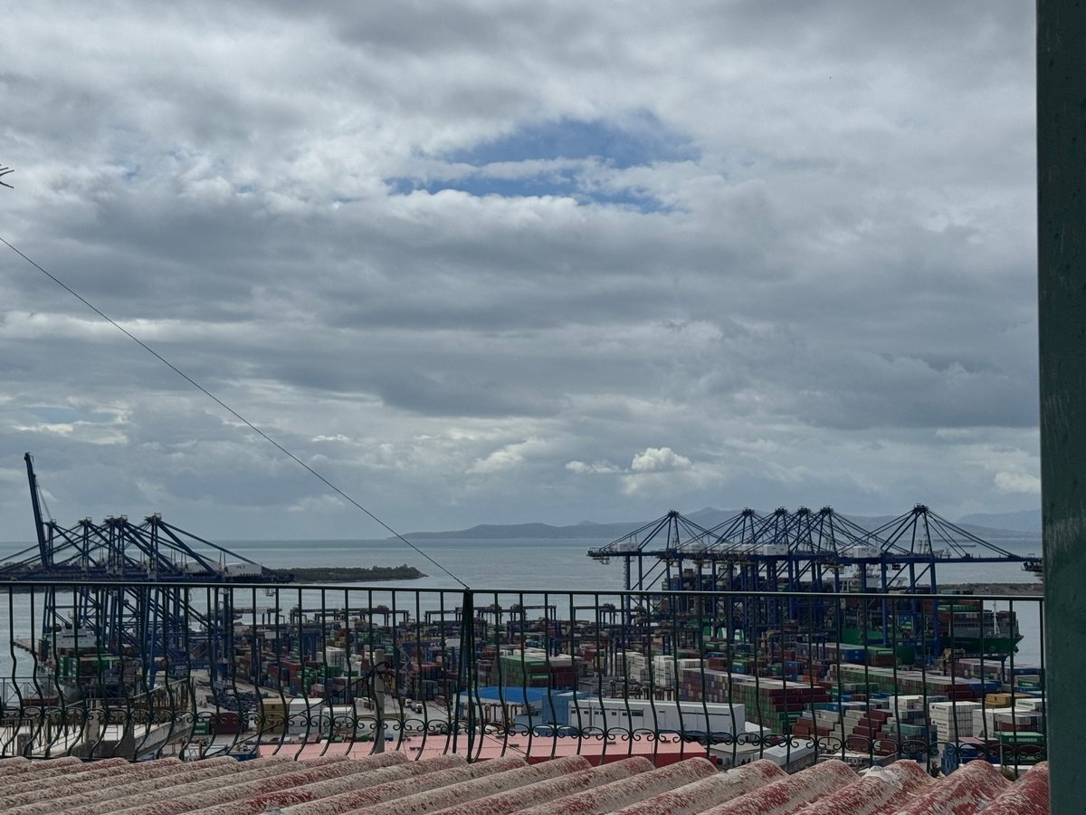 Views across Piraeus, Greece