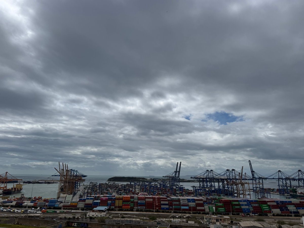 Views across Piraeus, Greece