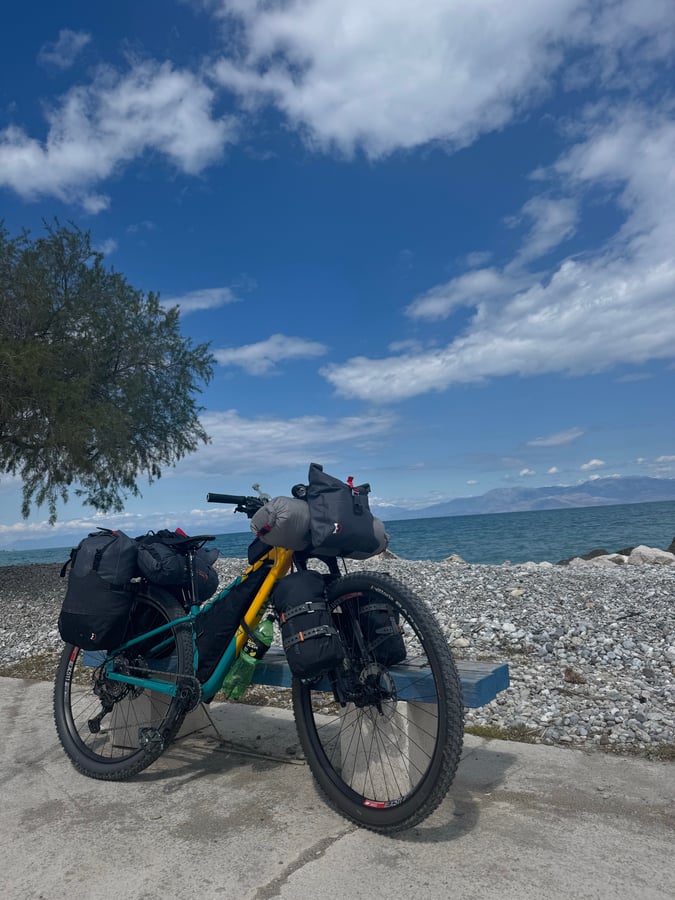 Coastline cycling, Greece