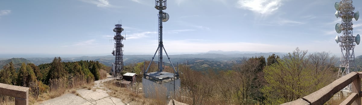 Gipfel des Mount Futago, Japan