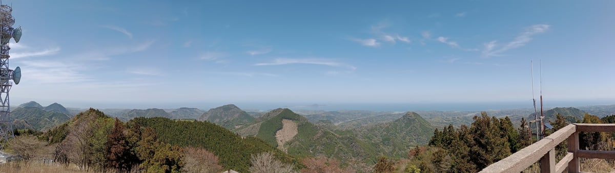 Gipfel des Mount Futago, Japan
