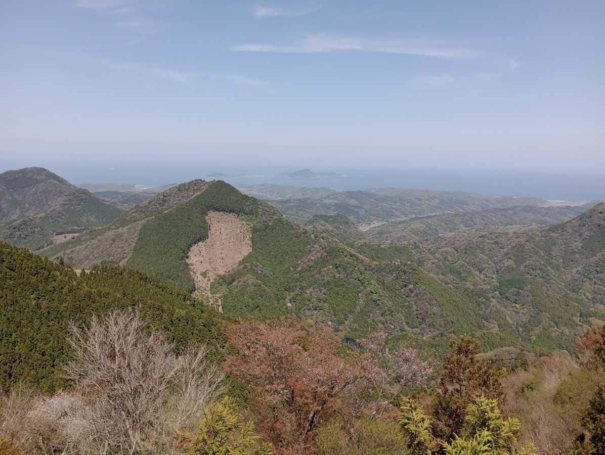 Gipfel des Mount Futago, Japan