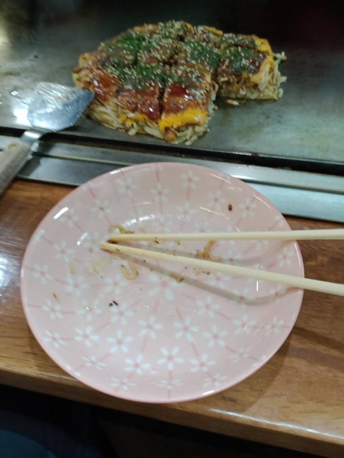 Okonomiyaki vegetariano, Giappone