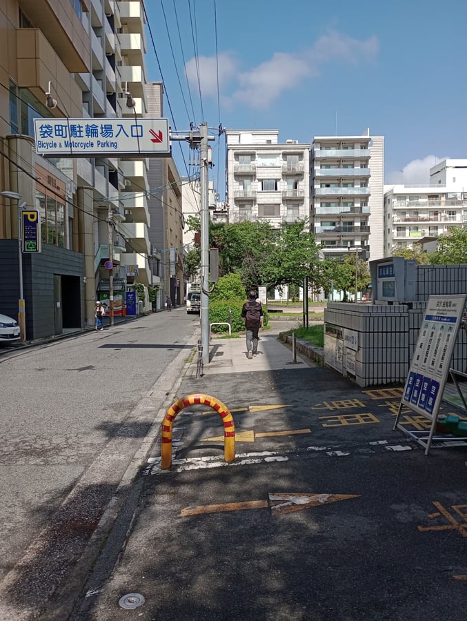 Fahrradparkplatz, Japan