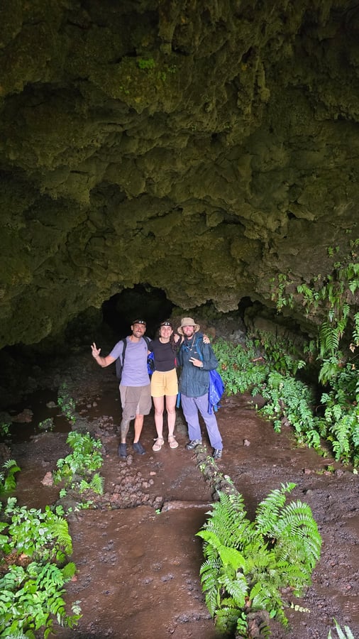 Tunnel de lave d'Isabela, Équateur