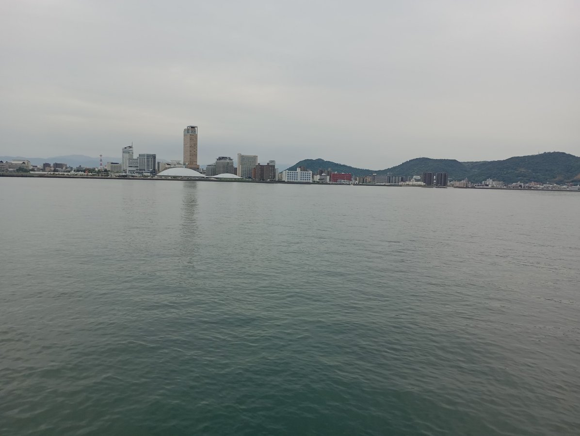 Arrivo a Takamatsu, Giappone