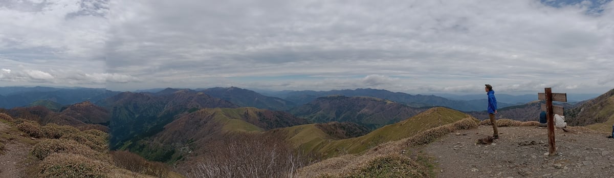 From Mount Jirogyu Summit, Japan