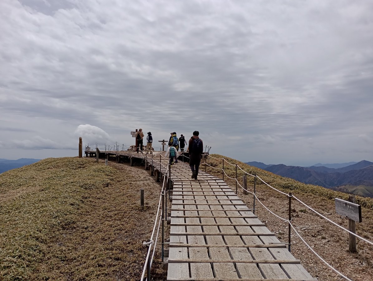 Gipfel des Mount Tsurugi, Japan