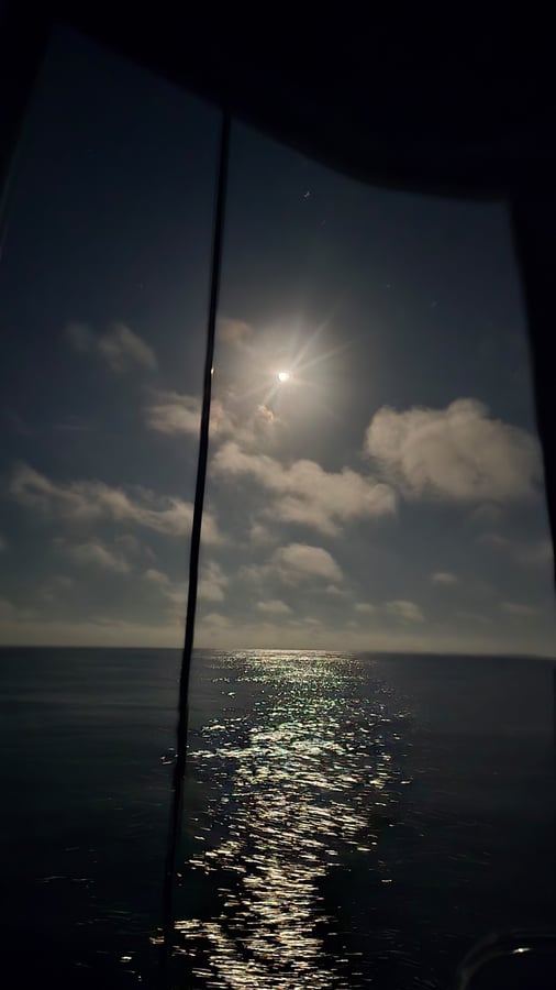 1er jour : Traversée du Pacifique