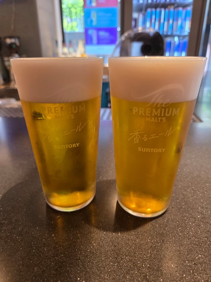 Pit Stop on way back to hotel, Japan
