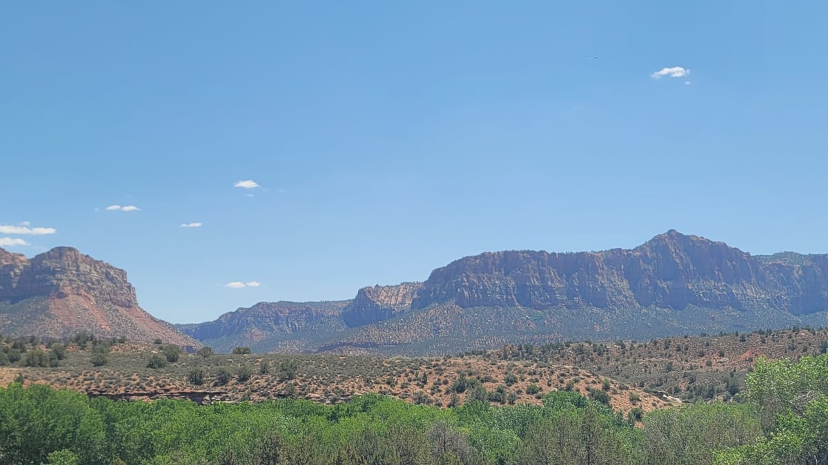 Heading to Zion National Park, United States