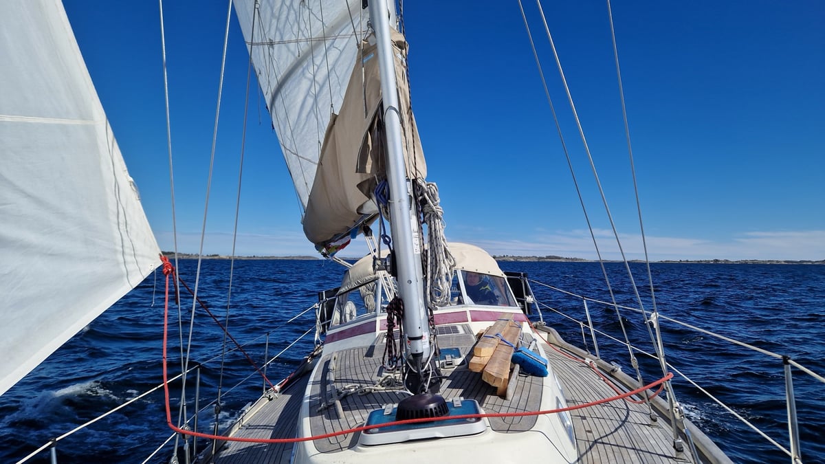 Leaving the Stockholm archipelago behind