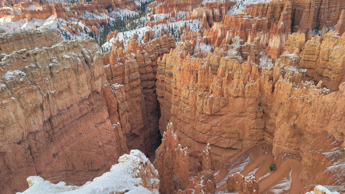 Escena nevada del Cañón Bryce (4), Estados Unidos