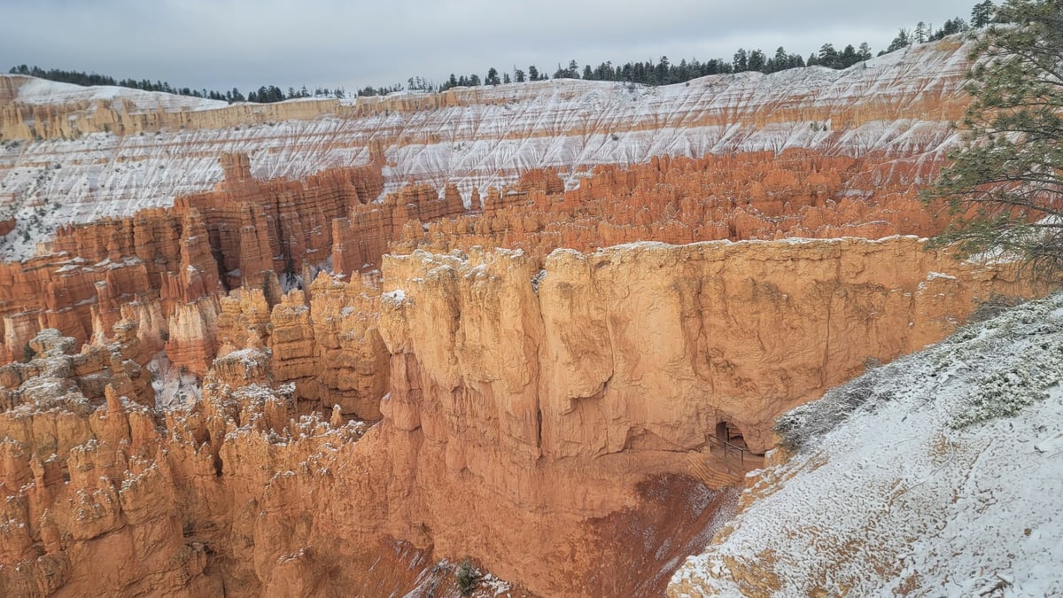 Escena nevada del Cañón Bryce (4), Estados Unidos