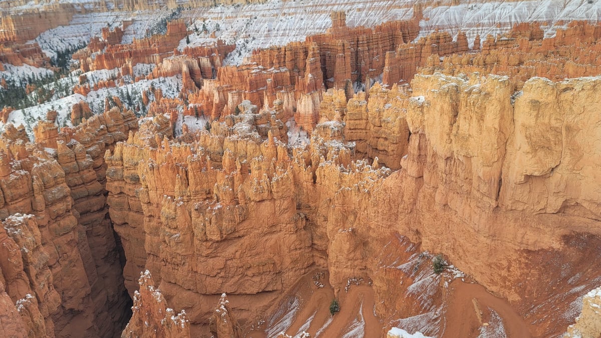 Escena nevada del Cañón Bryce (4), Estados Unidos