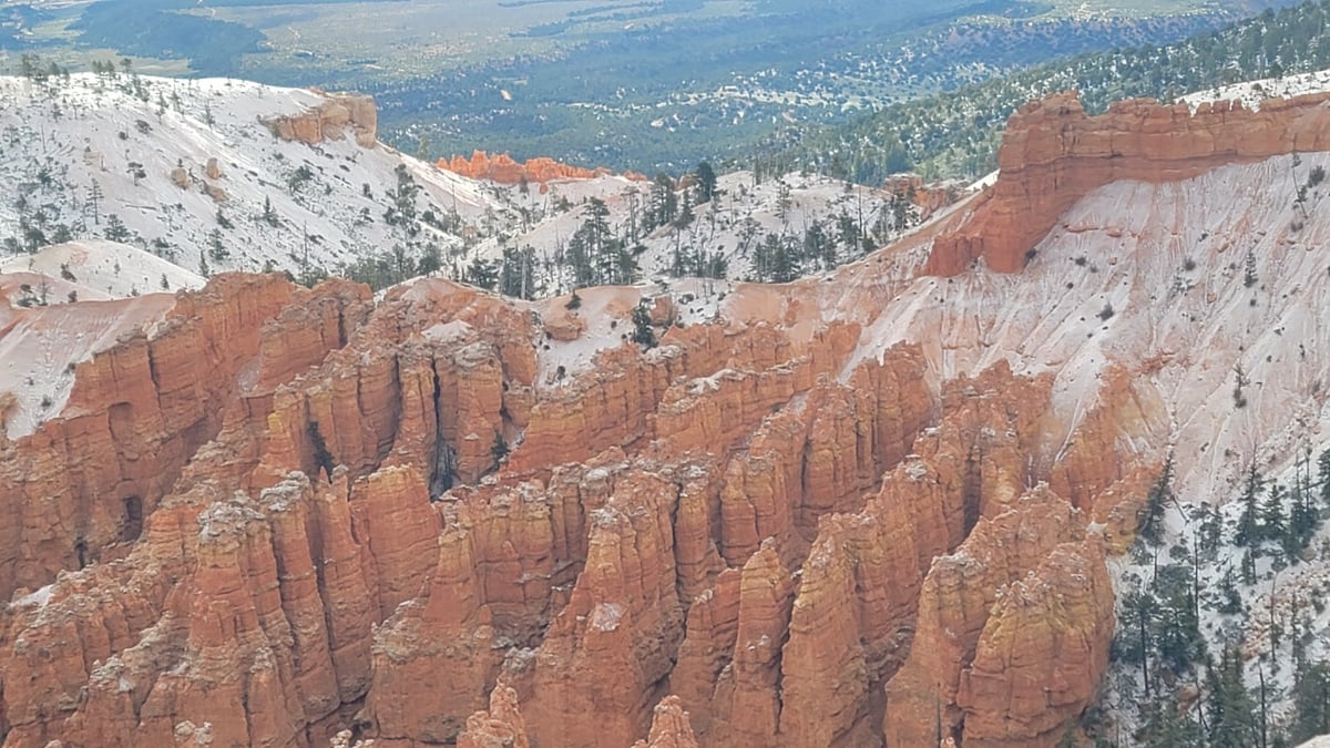 Escena nevada del Cañón Bryce (3), Estados Unidos
