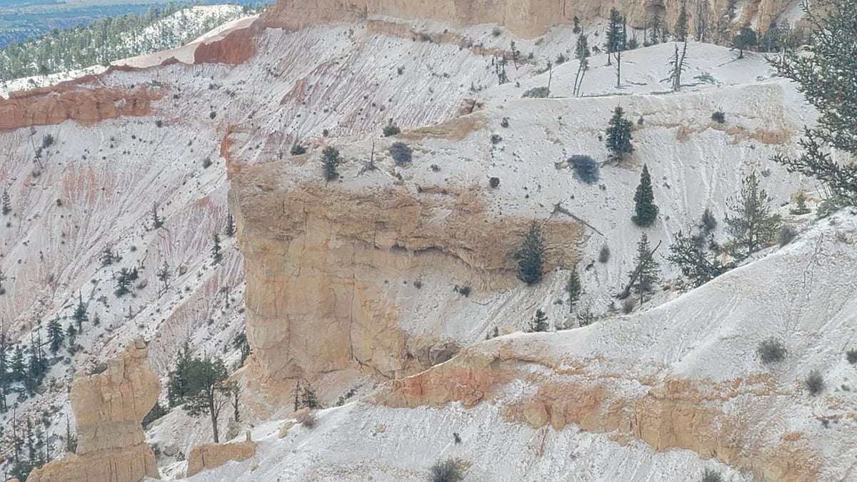 Escena nevada del Cañón Bryce (3), Estados Unidos