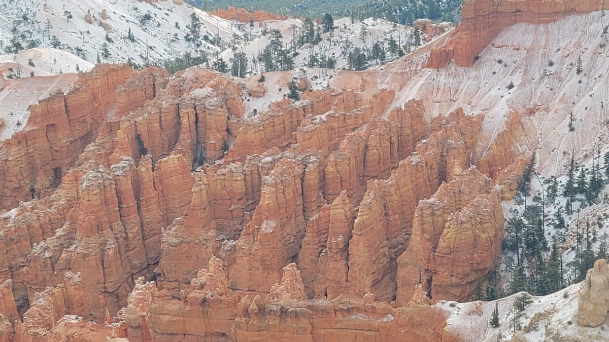 Escena nevada del Cañón Bryce (3), Estados Unidos