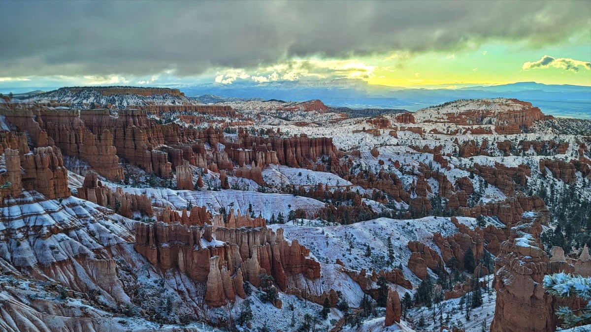Bryce Canyon im Schnee (1), Vereinigte Staaten