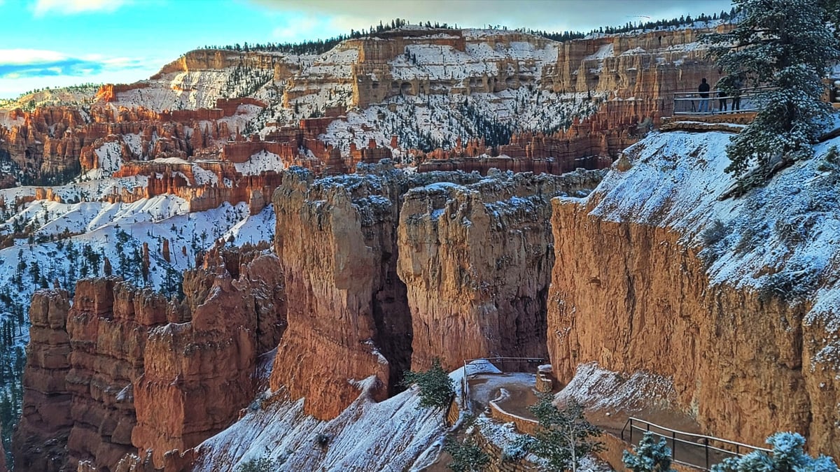 Bryce Canyon im Schnee (1), Vereinigte Staaten