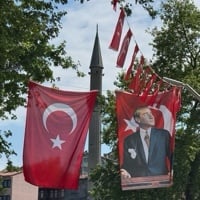 Celebrating Ataturk in Bartin, Türkiye