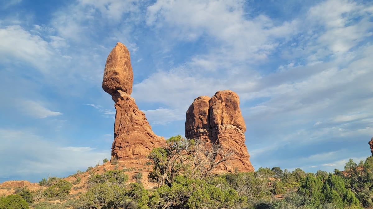 Roca equilibrada, Estados Unidos