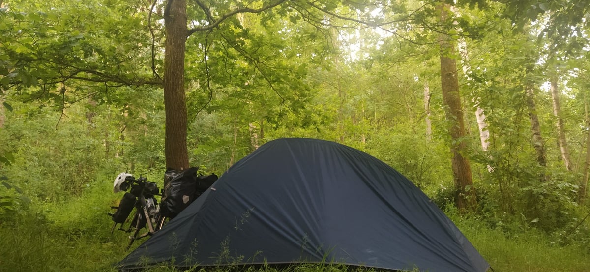Camp at Mont Dragon, Belgium