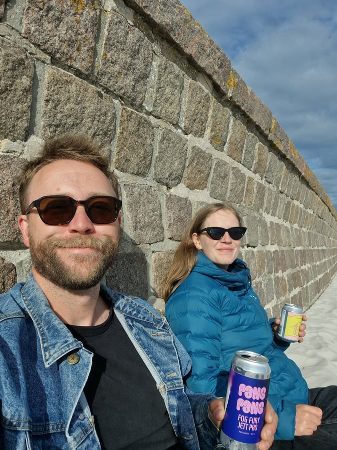 Family visit in Skanör, Sweden