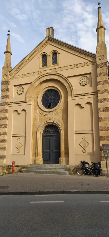 Stumbled upon the old synagogue of Arlon, Belgium