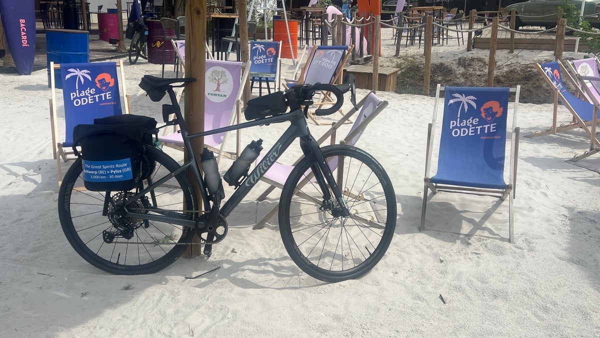 65km stop - Odett Beach, Belgium