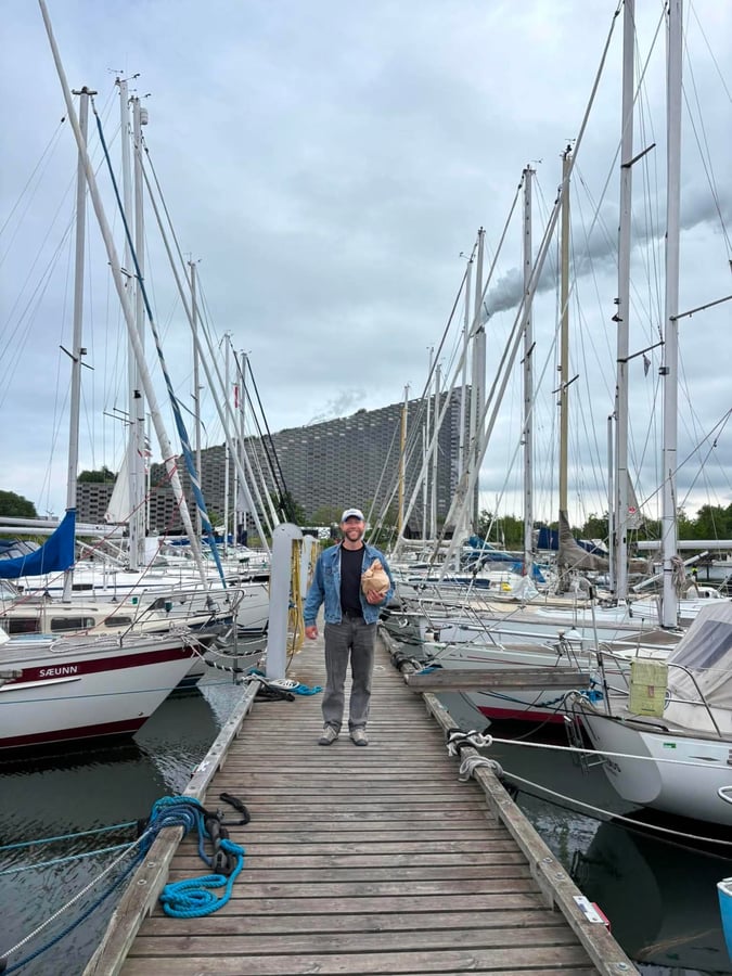 Ate food in Copenhagen, Denmark