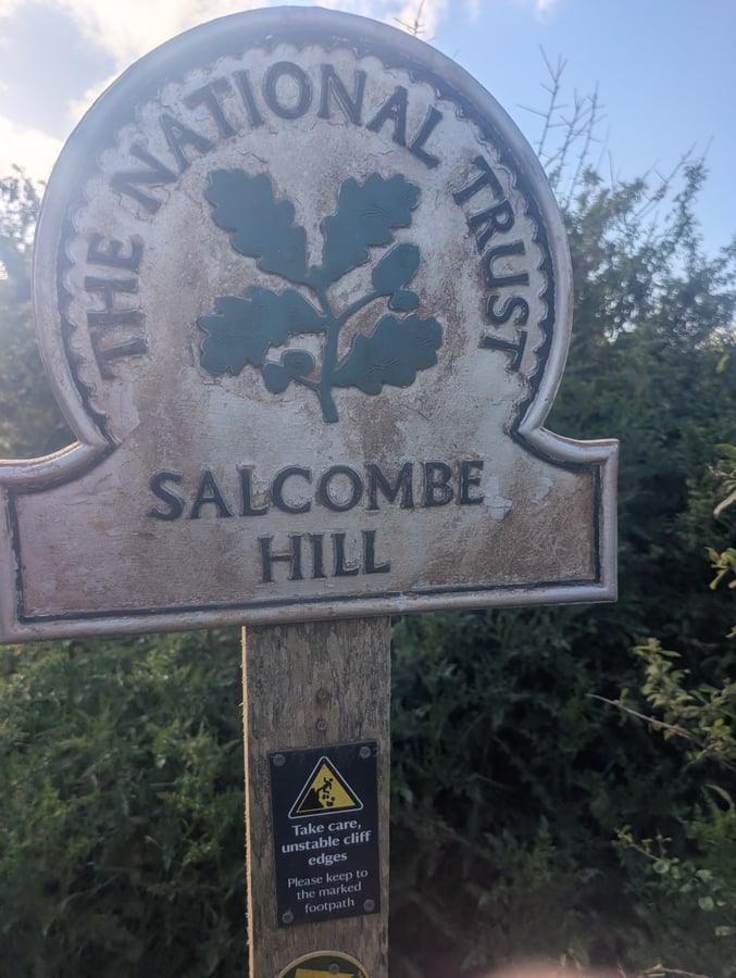 First hill of today done!, England