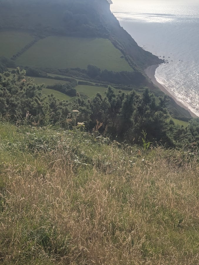 Erster Hügel für heute geschafft!, England