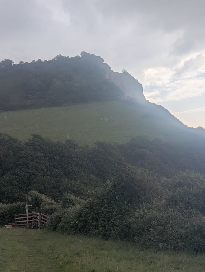 Another hill done. Now the next!, England