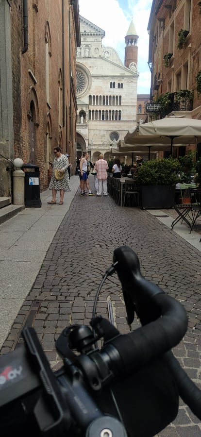 Searching for coffee in cremona, Italy