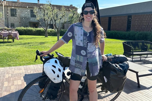 to Tuscany by bike