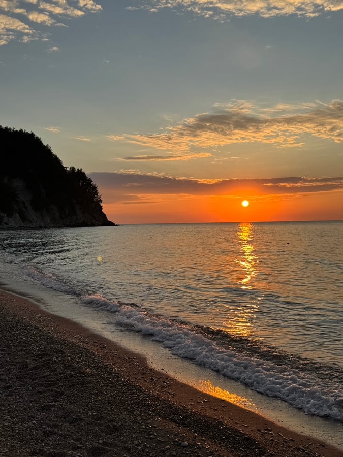 Sunset Swim in Kapisuyu, Türkiye