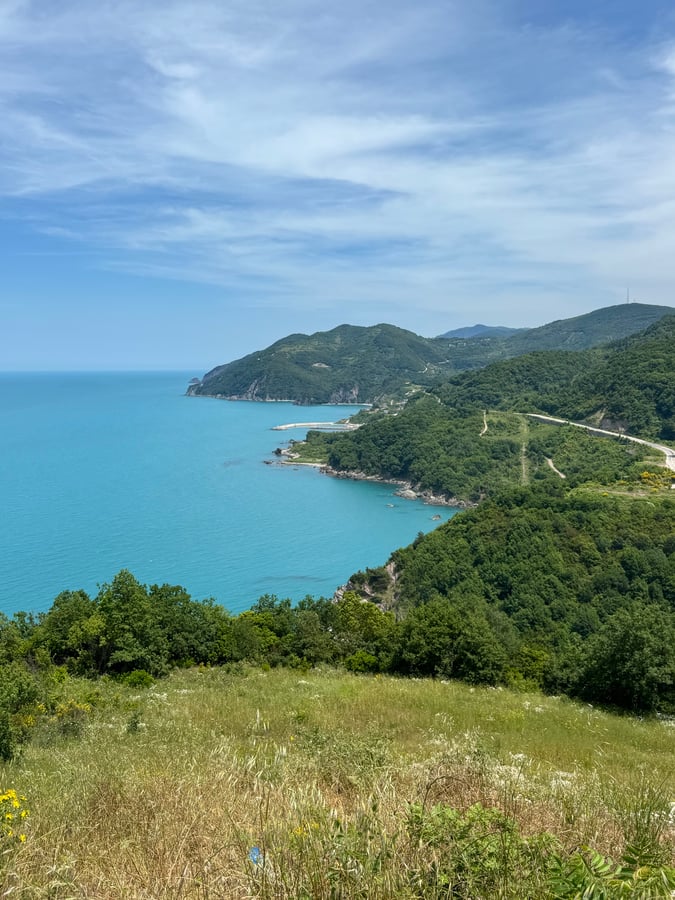 View from the coast road, Türkiye