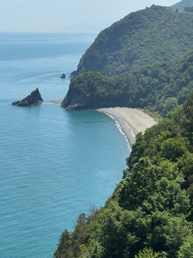 Spiaggia naturale isolata, Turchia