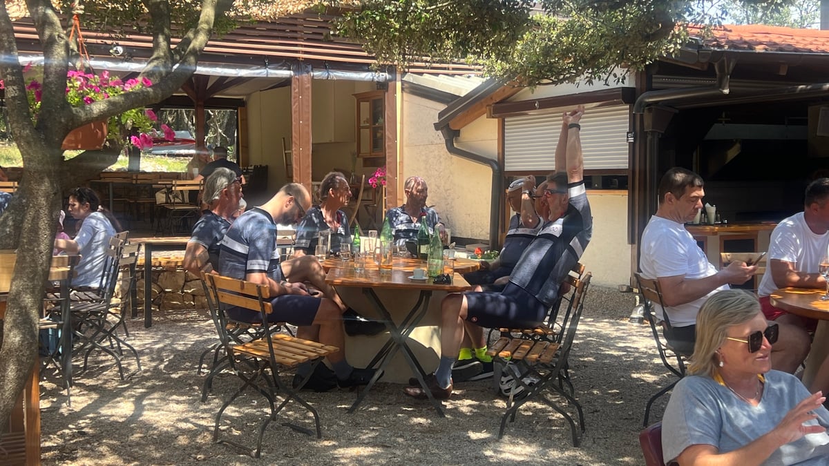 Lunch in Beach Bar, Croatia