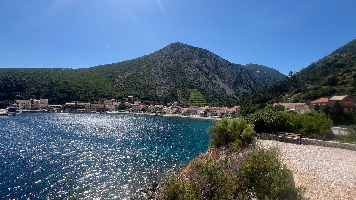 Auf dem Weg nach Stone, Kroatien