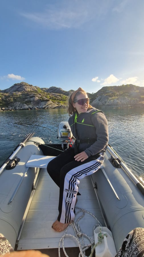 Windlass install day, Norway