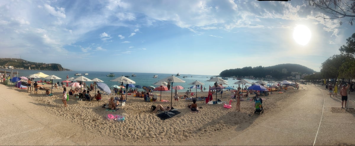 Arrived dry in Himarë, Albania