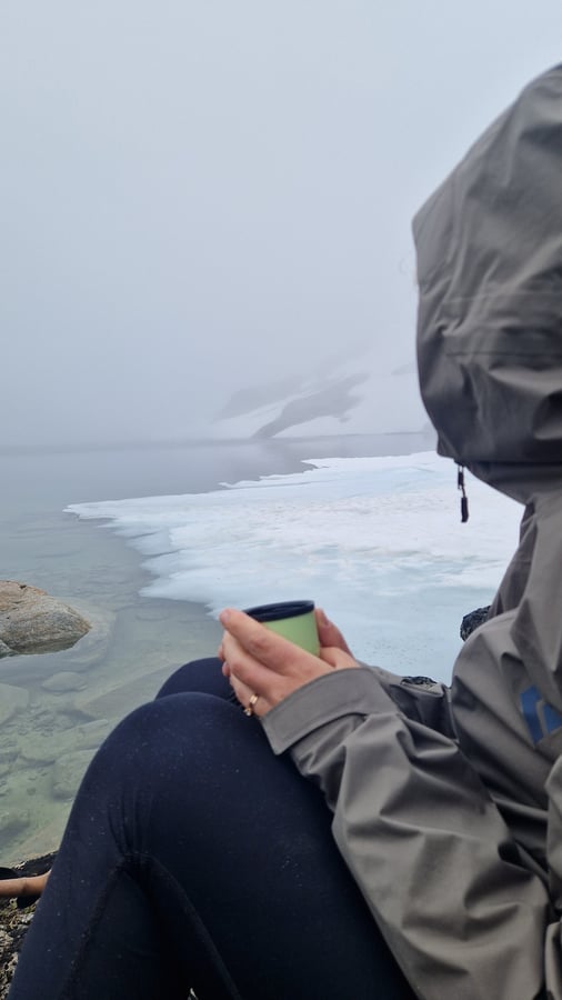 Sometimes glacier view, sometimes not, Norway